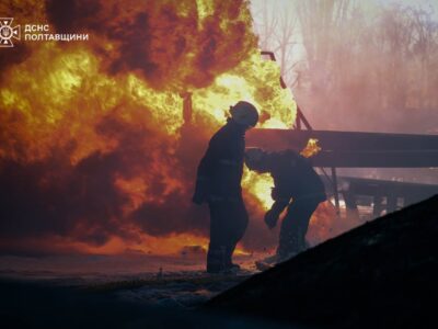 На Полтавщині вже другий день росіяни обстрілюють промислові об’єкти