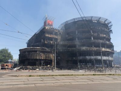 Росіяни зруйнували музей Чорнобиля і пошкодили офіс німецького телеканалу ARD — Президент