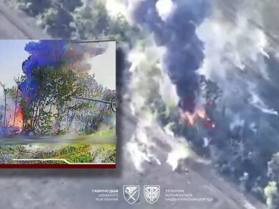 Десантники підірвали польовий склад боєкомплекту росіян на Куп’янському напрямку