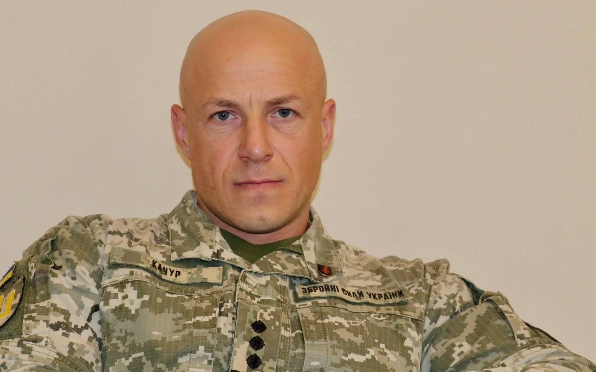 Начальник Національної академії сухопутних військ імені гетьмана Петра Сагайдачного Герой України Роман Качур