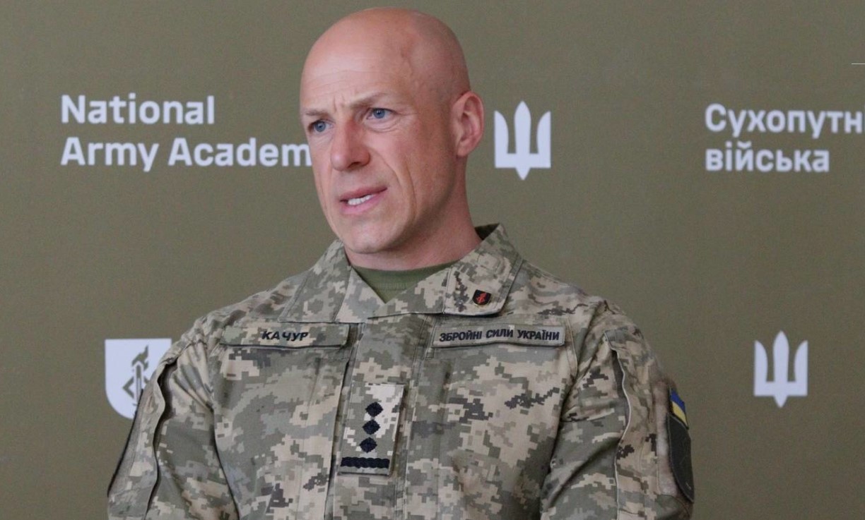 Начальник Національної академії сухопутних військ імені гетьмана Петра Сагайдачного Герой України полковник Роман Качур
