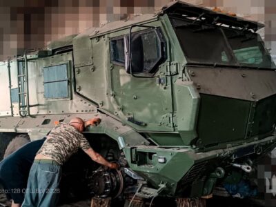 Російський MRAP для українських штурмовиків: 128-ма бригада показала відновлений «Тайфун»