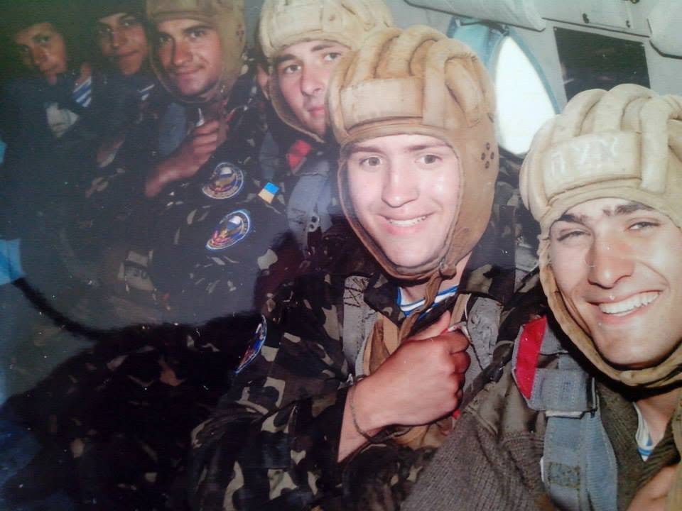 Віталій Шубеляк під час служби в 80-й окремій десантно-штурмовій бригаді Десантно-штурмових військ Збройних Сил України