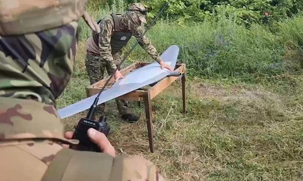 Окупанти зі своїм дроном