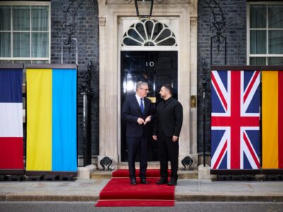 UK, French and German Leaders Discuss Peace Efforts with Ukraine’s President, Outline Conditions for Putin