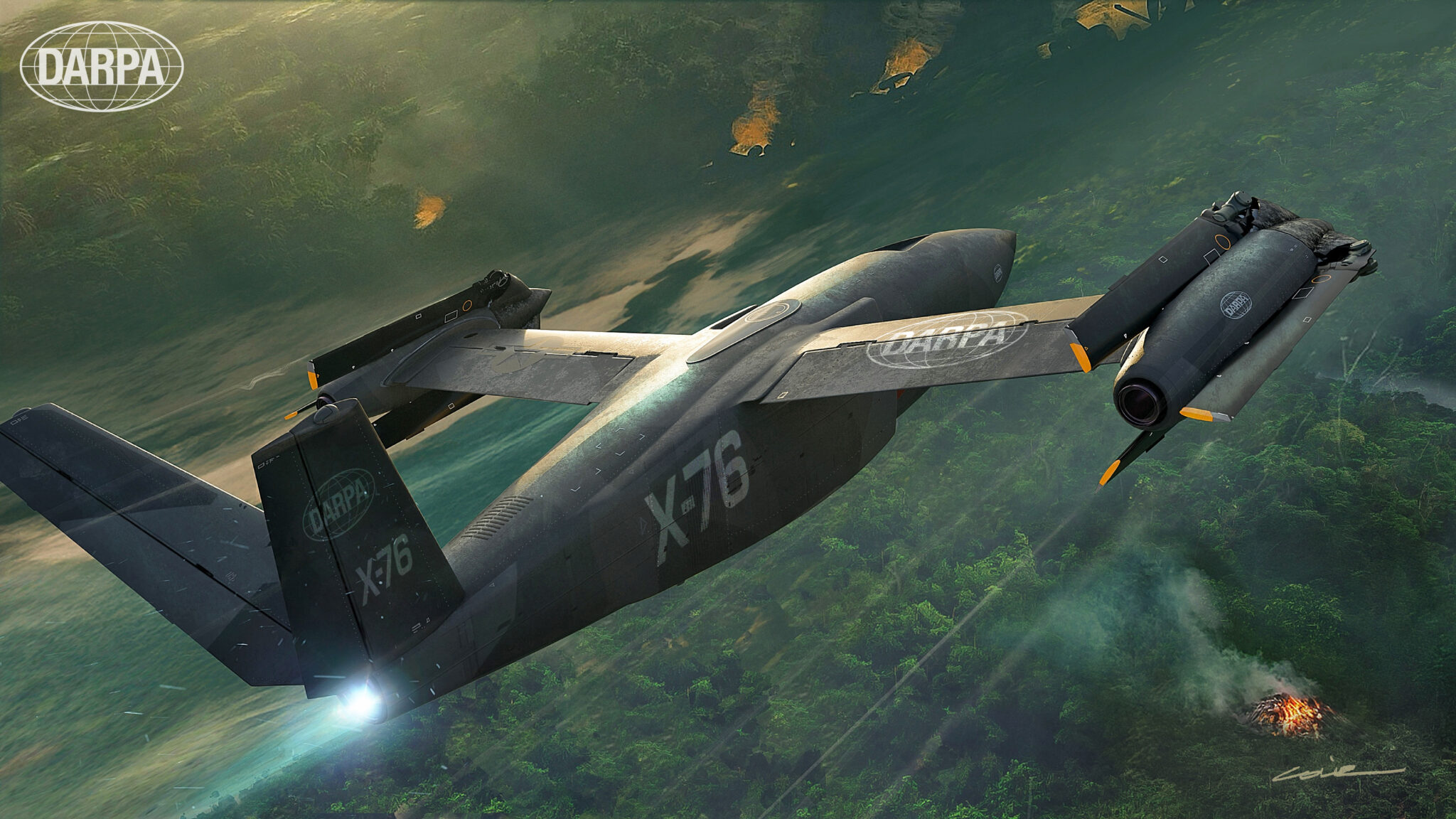 Американський експериментальний реактивний конвертоплан X-76