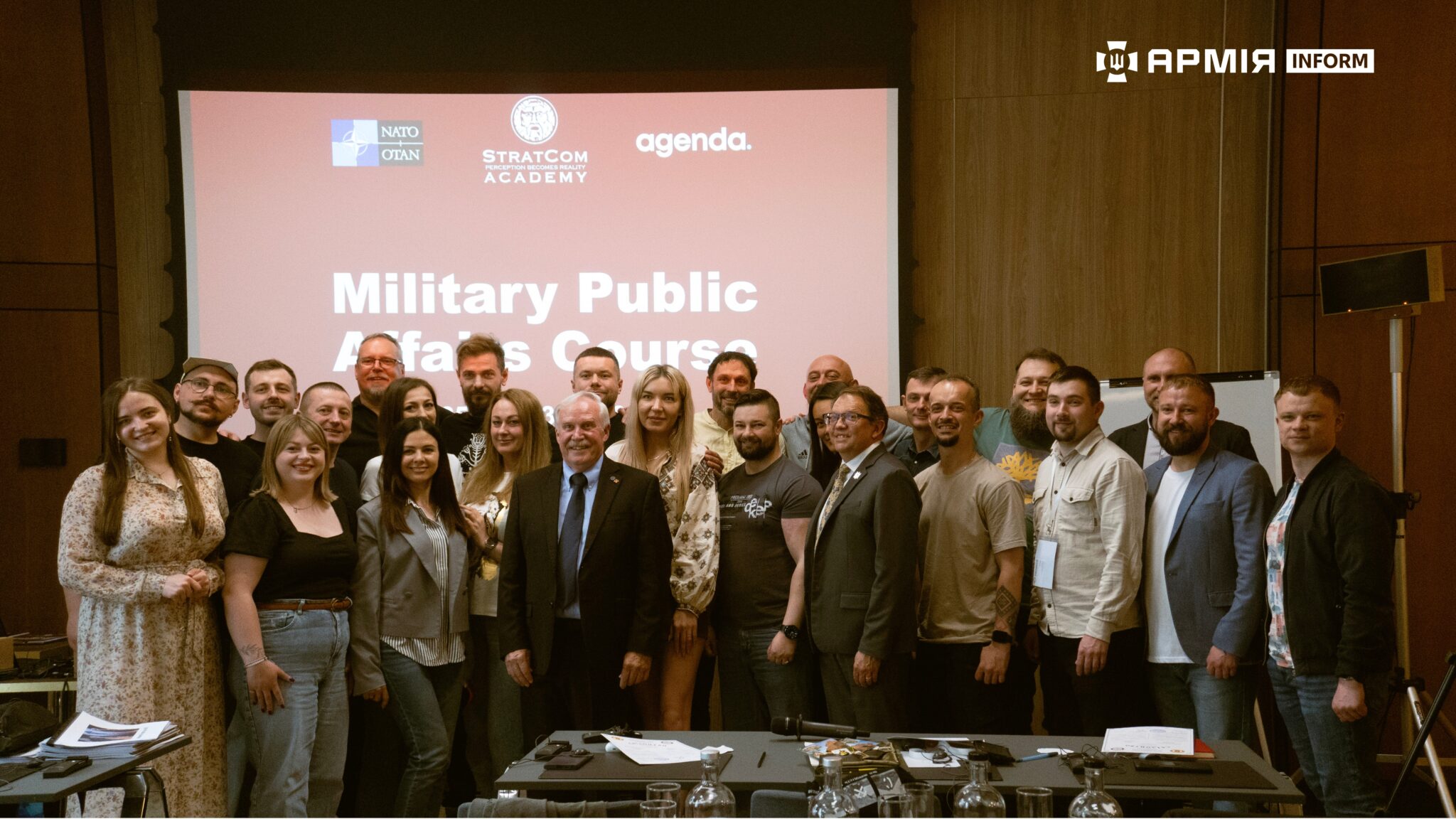 Учасники курсів курси зі стратегічних комунікацій за стандартами НАТО для пресофіцерів