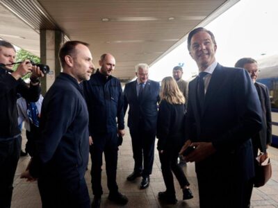 NATO Secretary General Mark Rutte arrives in Kyiv