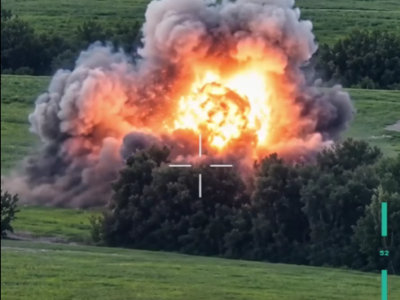 «Помножили на нуль»: дрони Полтавської бригади спалили склад боєприпасів окупантів