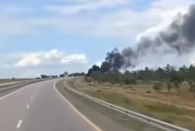 Donetsk–Mariupol highway under fire control of the Spartan Brigade: Drones strike occupiers’ transport
