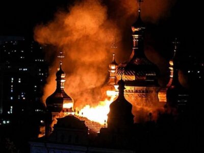 Russia struck Ukraine’s oldest monastery, its largest costume collection, and Its organ hall. In a single night. With 681 weapons.