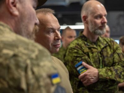 Олександр Сирський показав естонському командувачу, як українські війська тримають південний схід