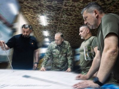 Генерал Олександр Сирський працював у підрозділах Сил оборони на Донеччині