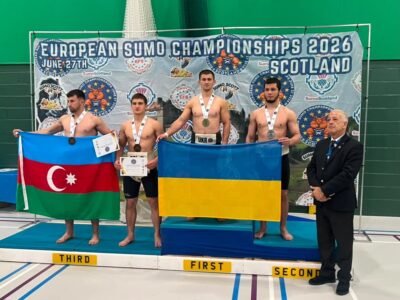Чотири медалі вибороли спортсмени ЗСУ на чемпіонаті Європи з сумо