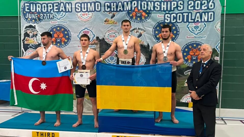 Чотири медалі вибороли спортсмени ЗСУ на чемпіонаті Європи з сумо 