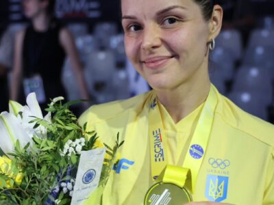 Спортсменка ЗС України Аліна Комащук — бронзова призерка чемпіонату Європи з фехтування