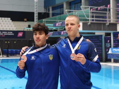 Армійські спортсмени вибороли бронзу чемпіонату Європи зі стрибків у воду серед юніорів
