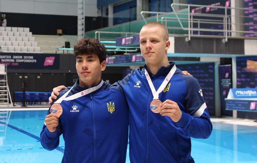 Армійські спортсмени вибороли бронзу чемпіонату Європи зі стрибків у воду серед юніорів 