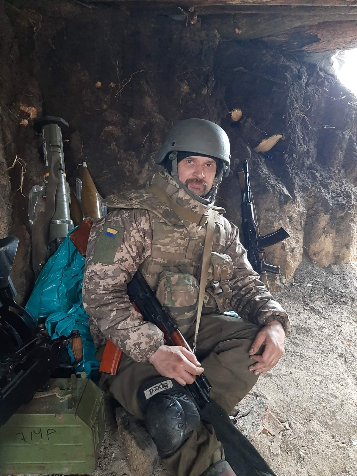 Валерій Романовський в зоні бойових дій