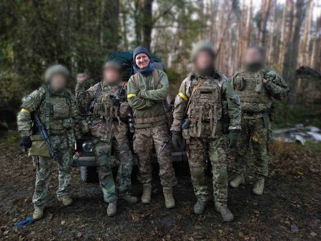 Костянтин Красільніков з бойовими побратимами