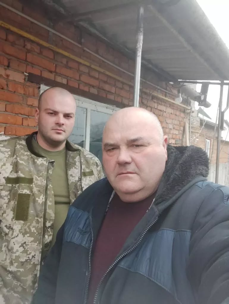 Сергій Плотиця з батьком