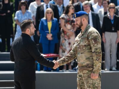 Командира корпусу «Хартія» Ігоря «Корнета» Оболєнського нагородили званням Героя України