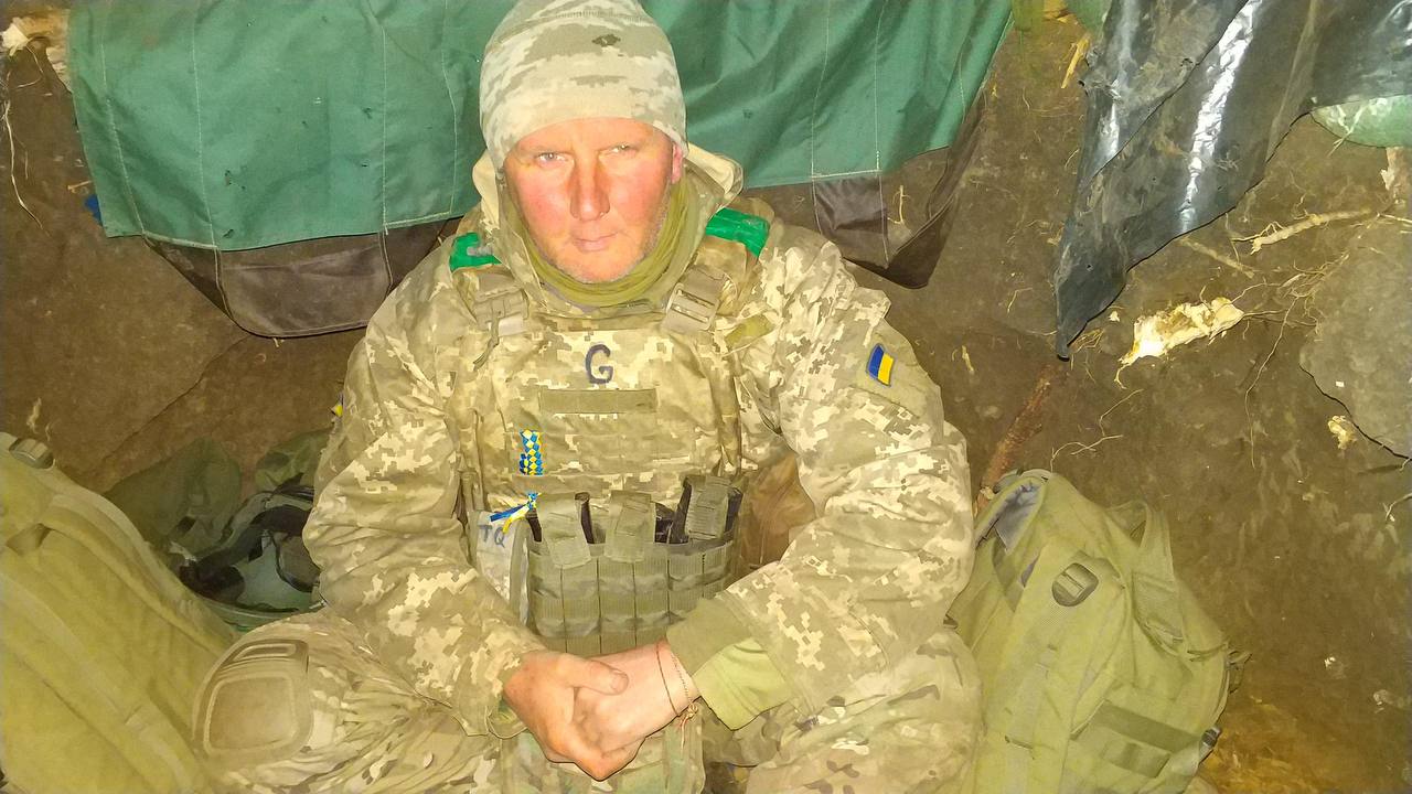 Костянтин Красільніков в бліндажі