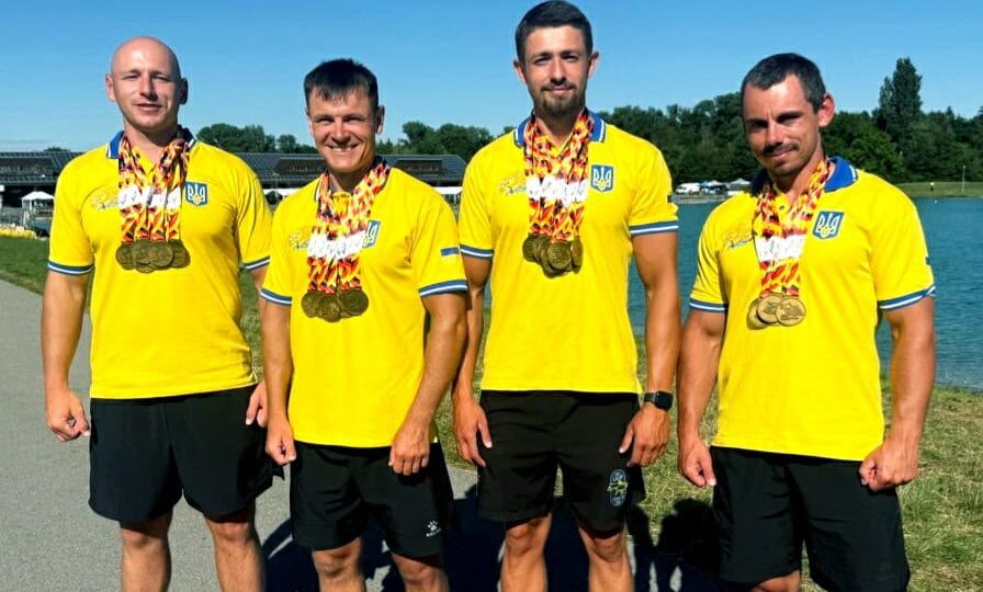 Армійські веслувальники здобули 11 золотих нагород на чемпіонаті Європи з веслування на човнах «Дракон» 
