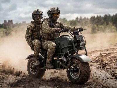 Безшумний і повнопривідний: ЗСУ отримали новий український електромотоцикл МУЛ.Е