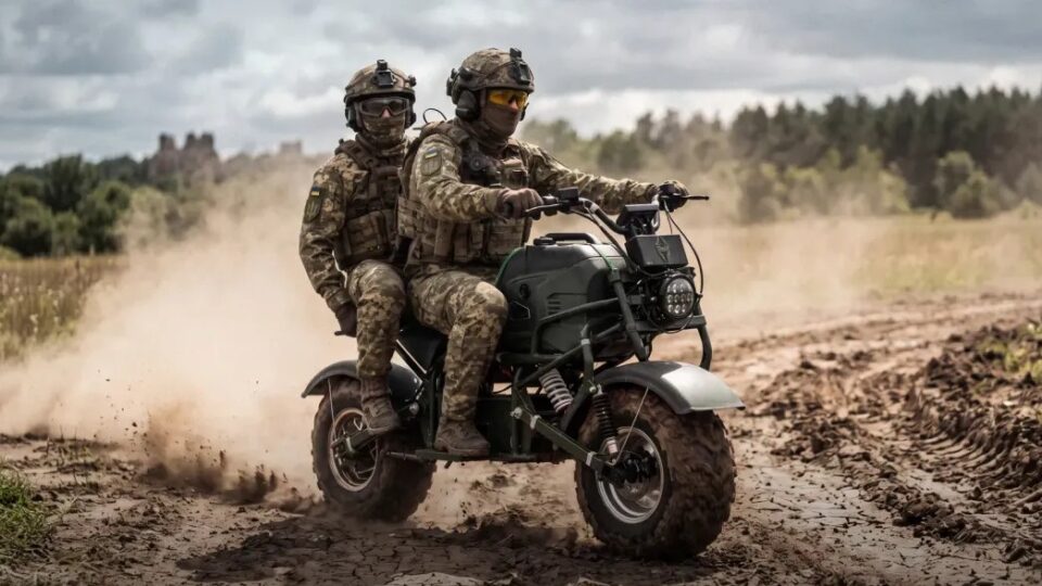 Безшумний і повнопривідний: ЗСУ отримали новий український електромотоцикл МУЛ.Е 
