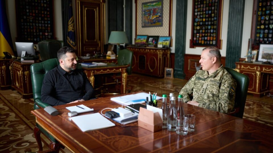 Володимир Зеленський зустрівся із командиром полку Олегом Ляшком 