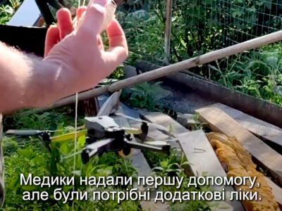Дрон «Хижаків» прийшов на допомогу бійцю, у якого погіршився стан прямо на позиції