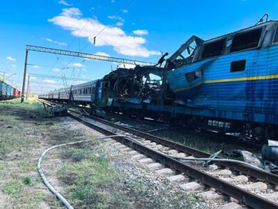 Ворог атакував пасажирський поїзд на Запоріжжі