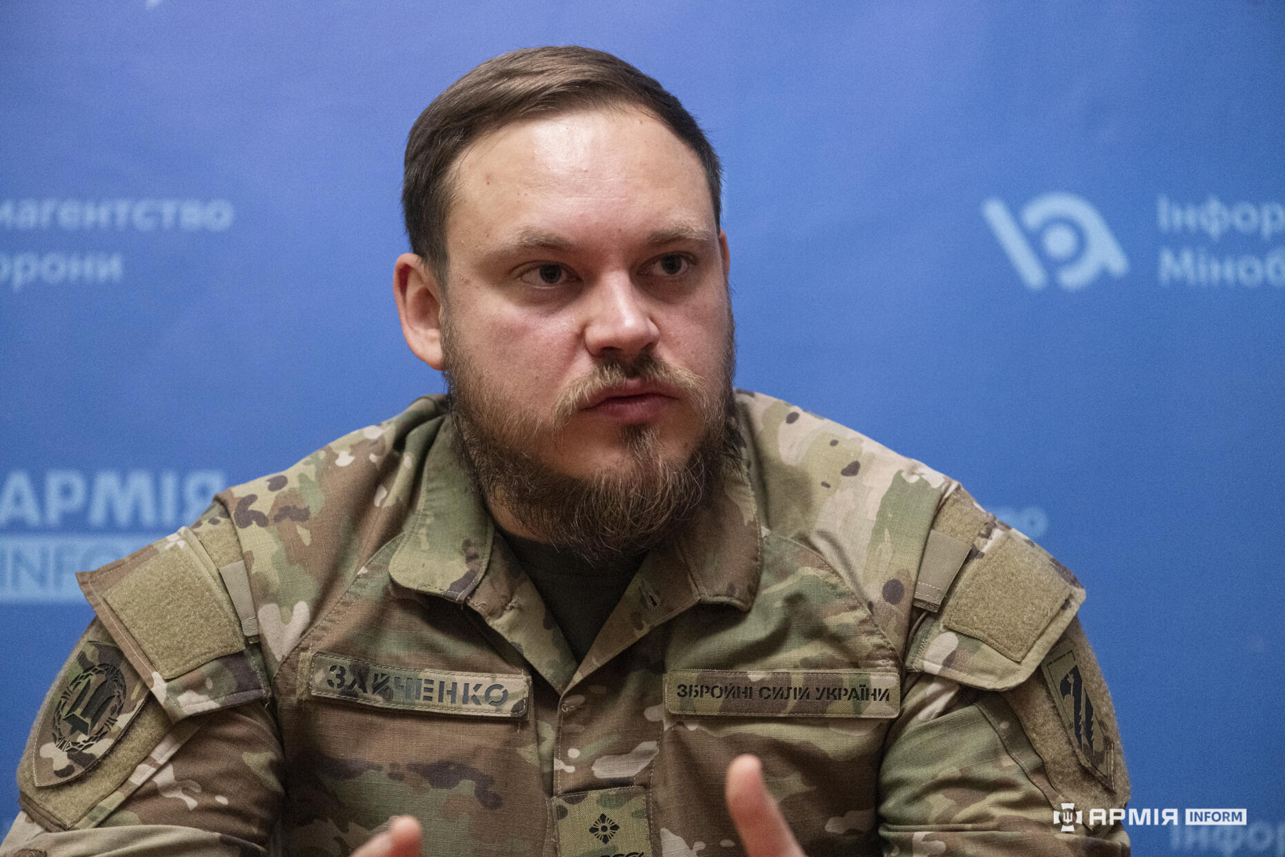 Командир полку ППО «Аквіла» Третього армійського корпусу Максим Зайченко