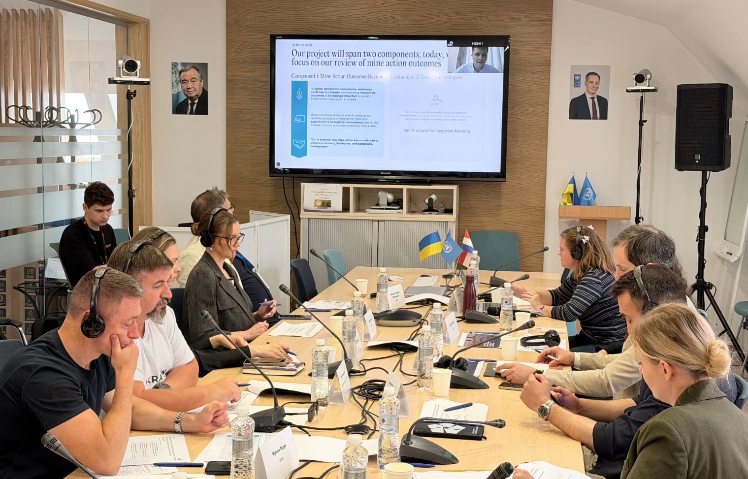 Презентація проєкту щодо запуску нового масштабного дослідження результатів протимінної діяльності в Україні, яке реалізується Інститутом Тоні Блера (Tony Blair Institute for Global Change) у партнерстві з Програмою розвитку ООН в Україні (ПРООН).