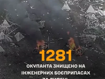 1281 окупант і 183 одиниці техніки: втрати росіян на мінних загородженнях за липень