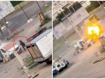Чоловік дивом вижив після прямого влучання російського FPV на ринку у Херсоні