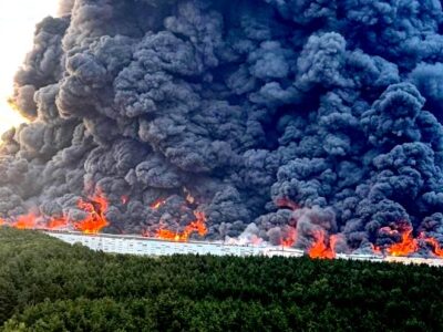 Згорів вщент: з’явилися супутникові знімки з наслідками удару по найбільшому складу Wildberries