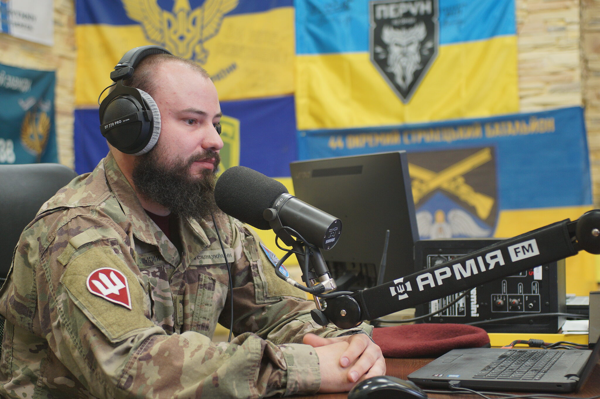 Український десантник в ефірі радіо Армія FM