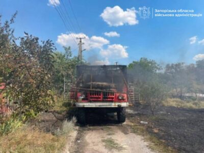 Ворог повторно атакував рятувальників на Запоріжжі: поранено двох надзвичайників