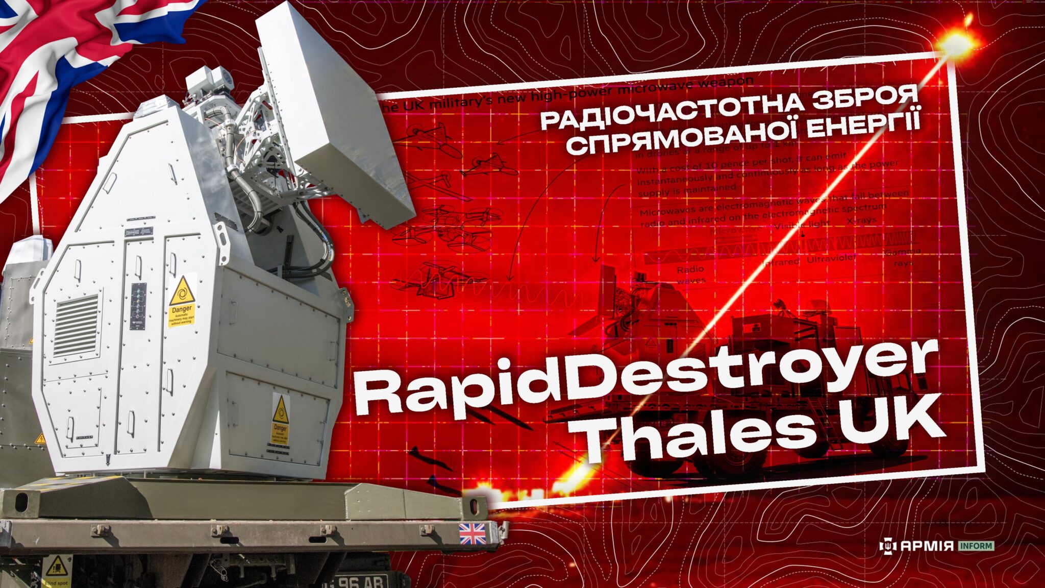 Радіочастотна зброя спрямованої енергії RapidDestroyer