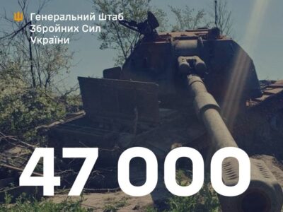 У липні було уражено понад 2 тисячі російських гармат