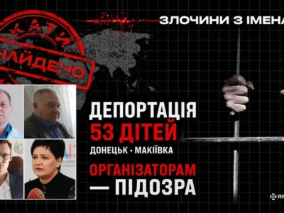 СБУ повідомила про підозру організаторам депортації 53 дітей з Донеччини