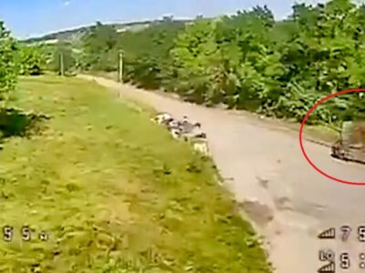 «Не втечеш»: безпілотники «Гарту» показали ураження танків у тилу окупантів