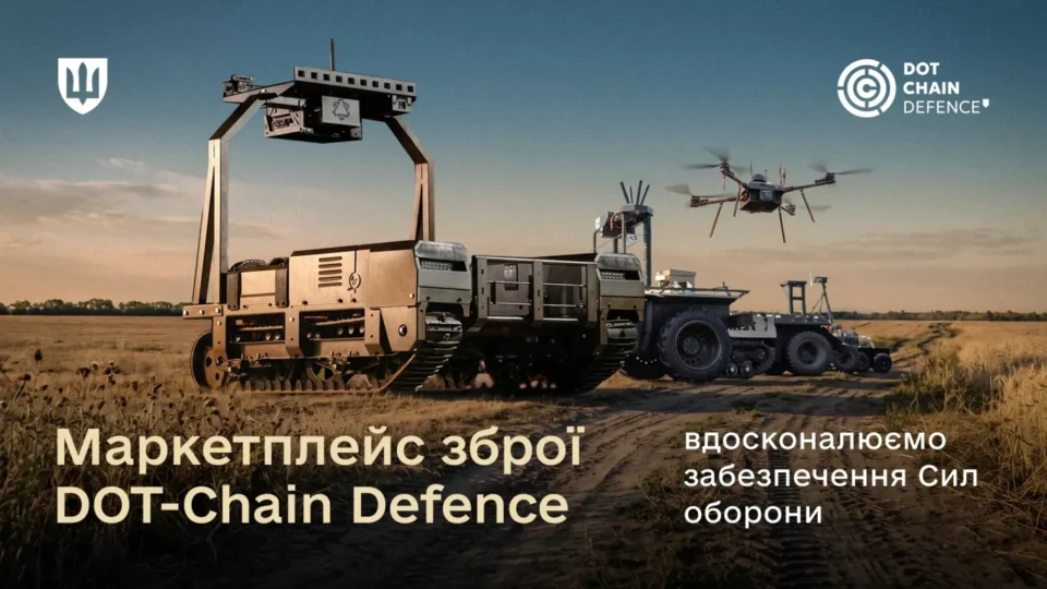 Через DOT-Chain Defence військові за рік отримали понад мільйон дронів 