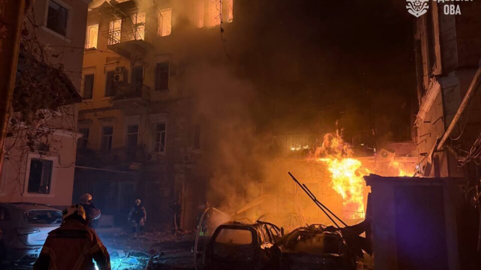 Масований удар по Одесі: є постраждалі та численні руйнування 