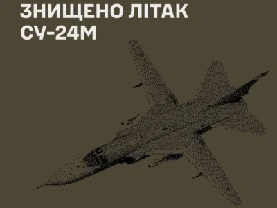Сили оборони знищили літак Су-24М та іншу техніку у Криму