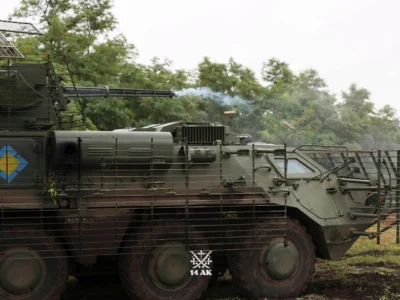 Український «Буцефал» готується до бою: у 58-й бригаді перевірили машину та її озброєння