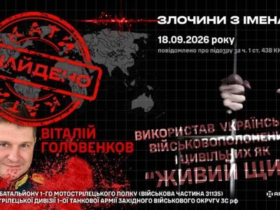 Російському комбату повідомили про підозру за використання українських полонених як «живого щита»