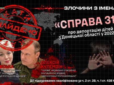 «Список 31»: у справі про депортацію дітей з Донеччини з’явилися нові підозрювані